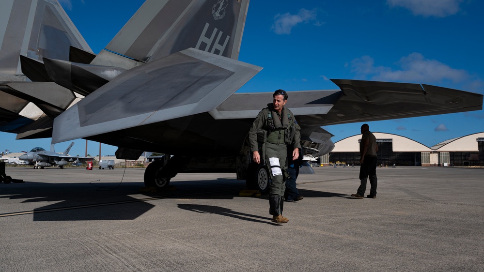 Pacific Air Forces commander takes to the skies