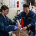 George Washington Sailors Conduct medical response team training