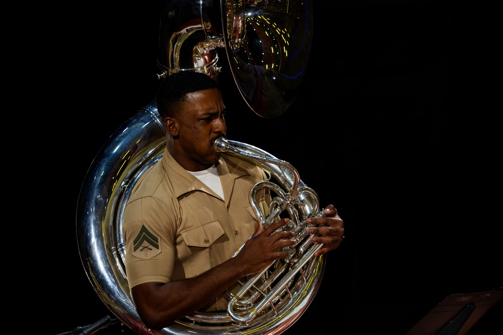 MFR Band Performs at the Colón Art and Culture Center