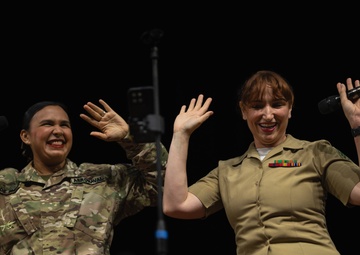 Marine Forces Reserve Band Performs Alongside Panamanian Aero Naval Band at the Colón Art and Culture Center
