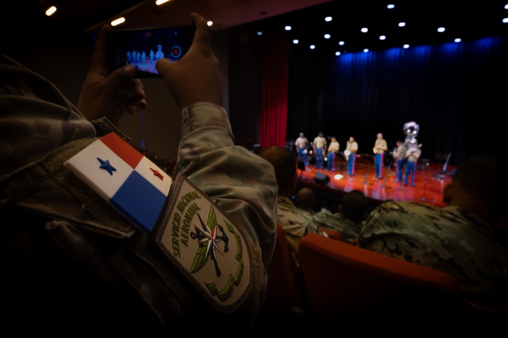 MFR Band Performs at the Colón Art and Culture Center