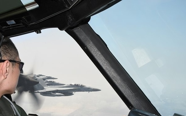 U.S. Navy Task Force 70, Electronic Attack Squadron (VAQ) 131 join Japan Maritime Self-Defense Force for bilateral training after memorandum signing