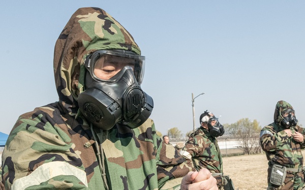 Korean Service Corps, 22nd Company Gears Up with Intensive CBRNE Readiness training