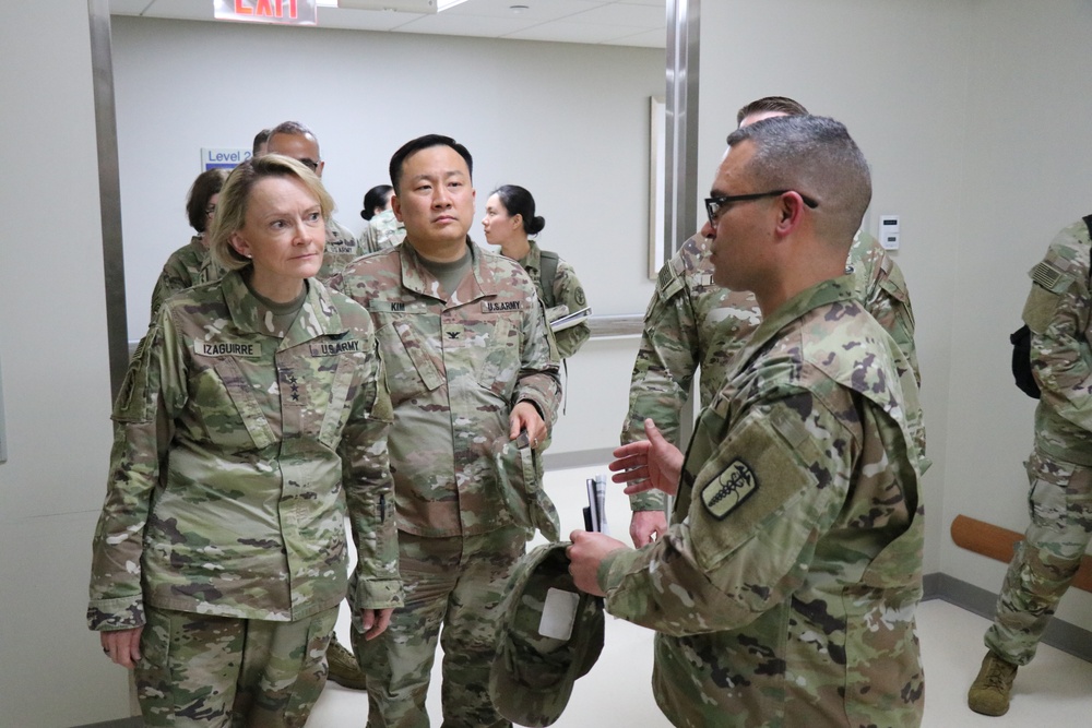65th Medical Brigade Hosts Lt. Gen. Mary K. Izaguirre (the 46th Army Surgeon General)