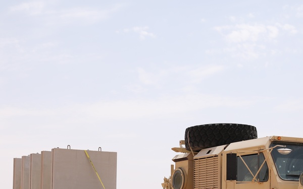 Soldiers Deliver T-Walls