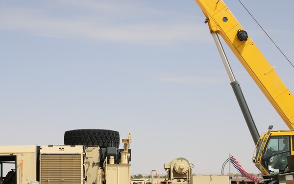 Soldiers Deliver T-Walls