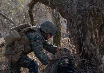 U.S. Marines and Sailors conduct force on force exercise in South Korea