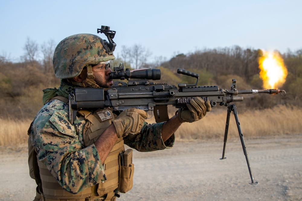U.S. Marines and Sailors conduct force on force exercise in South Korea