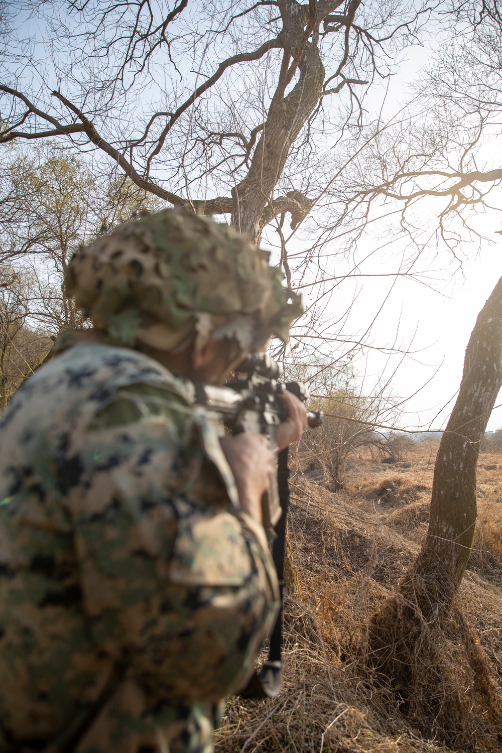 U.S. Marines and Sailors conduct force on force exercise in South Korea