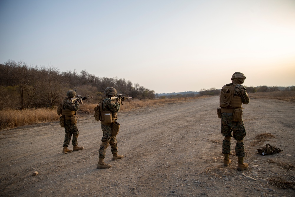 U.S. Marines and Sailors conduct force on force exercise in South Korea