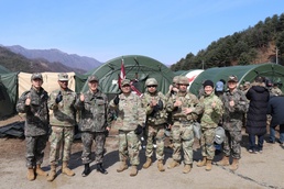 AFMC Commanders Visits Combined Training with the 65th Medical Brigade