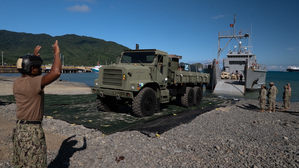Balikatan 25: Combined joint logistics over-the-shore