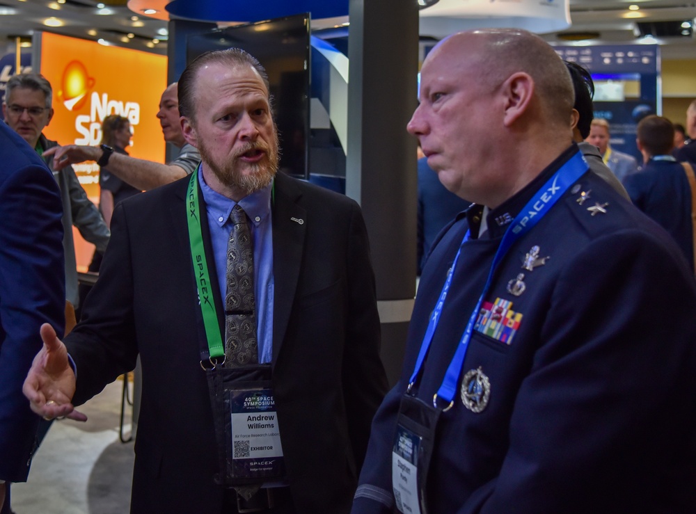 AFRL attends Space Symposium (Day 1)