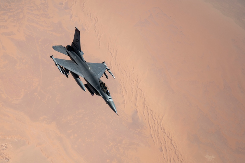F-16 Fighting Falcons kept in the fight