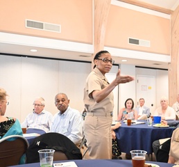 Creating Partnerships: CAPT Tracy R. Isaac Speaks to Local Rotary Club Members