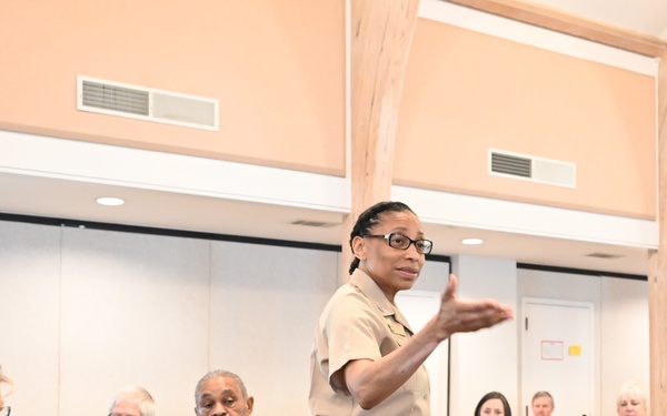Creating Partnerships: CAPT Tracy R. Isaac Speaks to Local Rotary Club Members