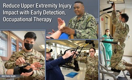 Reducing impact of upper extremity injuries with early diagnosis, occupational therapy