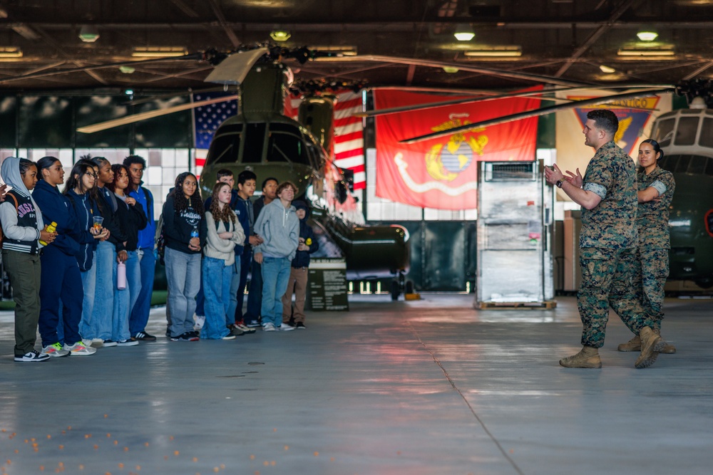 NJROTC Visits MCAF Quantico