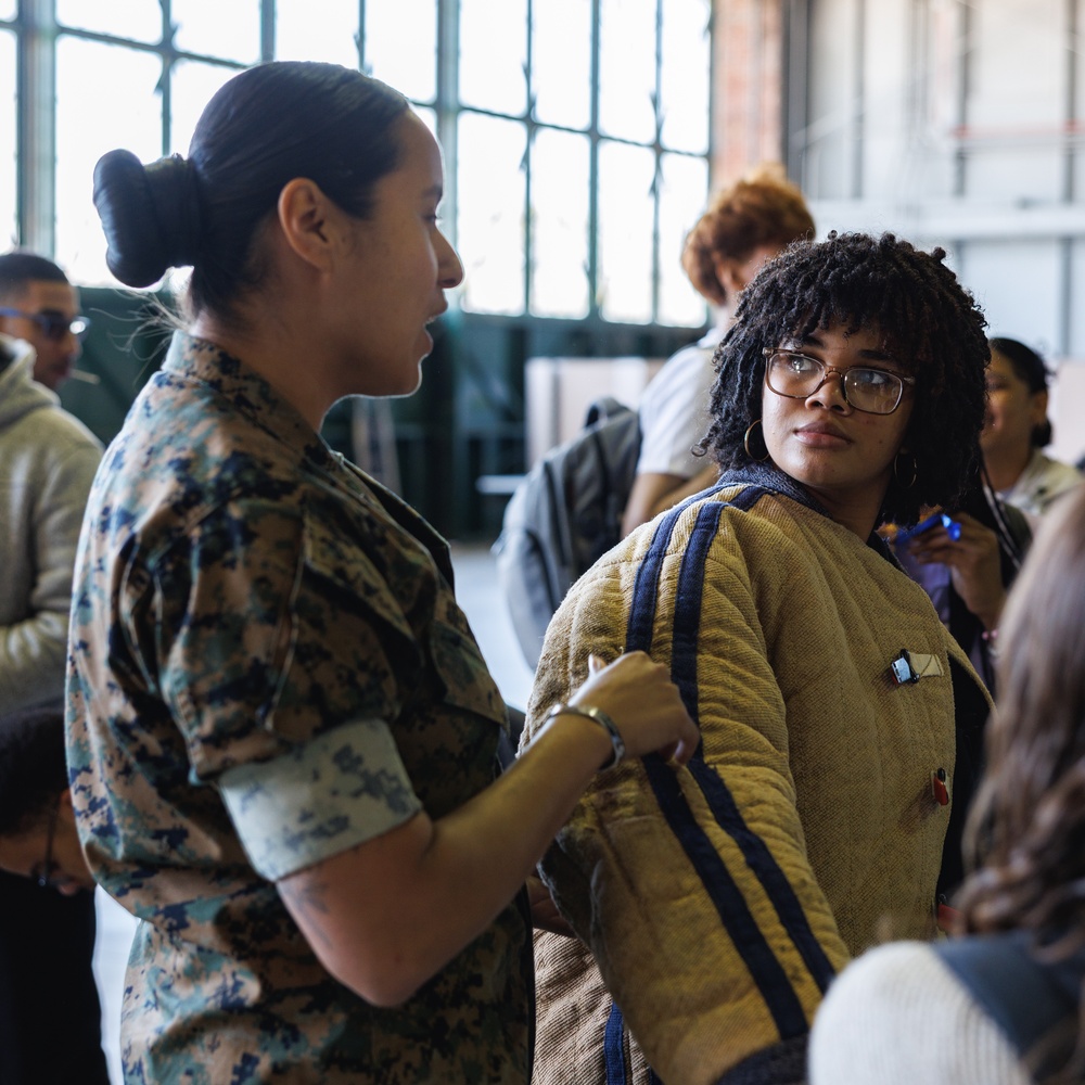 NJROTC Visits MCAF Quantico