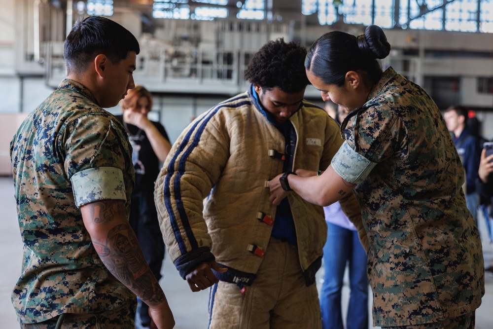 NJROTC Visits MCAF Quantico