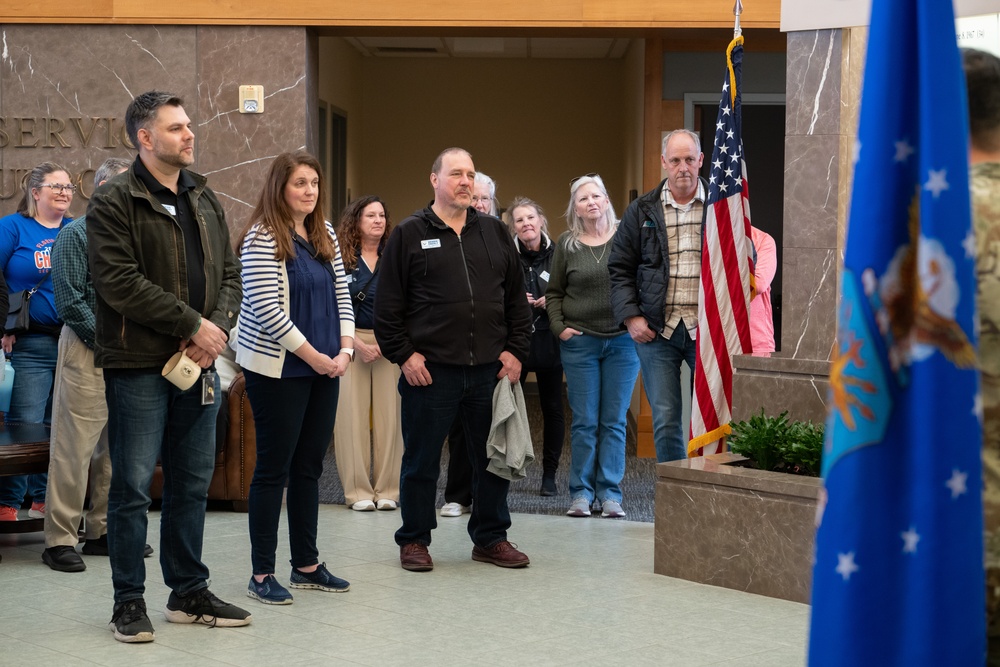 Dover AFB Honorary Commanders visit Air Force Mortuary Affairs Operations