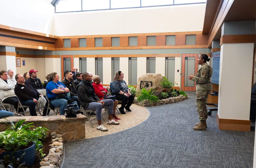 Dover AFB Honorary Commanders visit Air Force Mortuary Affairs Operations
