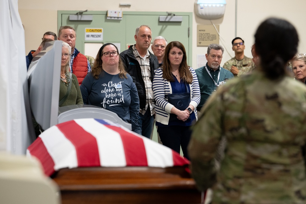 Dover AFB Honorary Commanders visit Air Force Mortuary Affairs Operations
