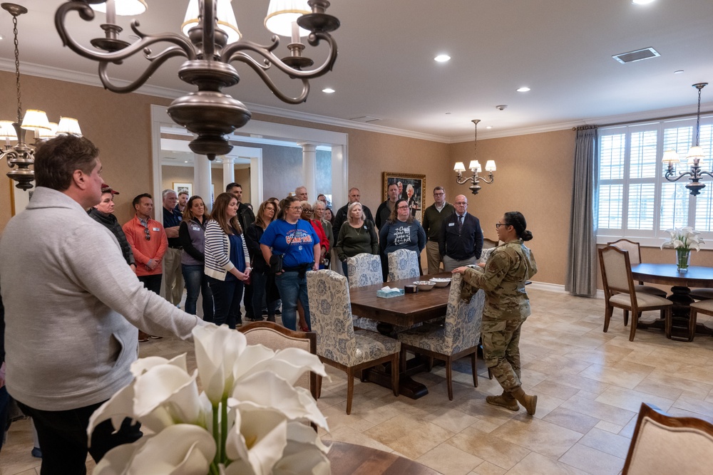 Dover AFB Honorary Commanders visit Air Force Mortuary Affairs Operations