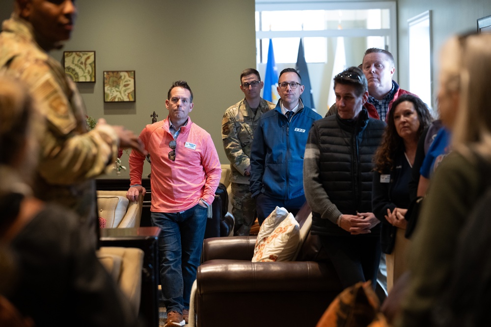 Dover AFB Honorary Commanders visit Air Force Mortuary Affairs Operations