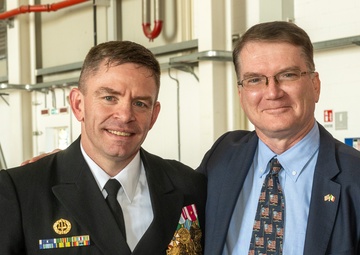 NAS Sigonella Bids Farewell to CO During Change of Command