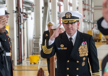 NAS Sigonella Bids Farewell to CO During Change of Command