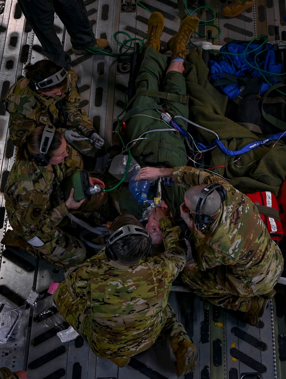 Family in Flight: Air Force Siblings Team Up for Medical Readiness Exercise