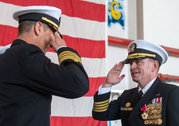NAS Sigonella Bids Farewell to CO During Change of Command