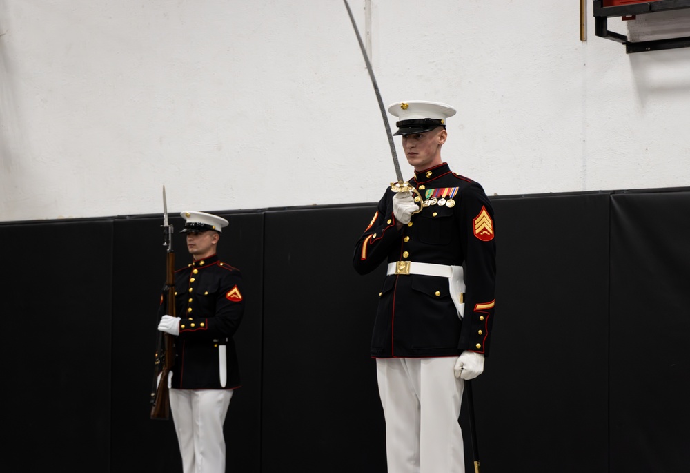 Enlisted Parade Staff Tryouts
