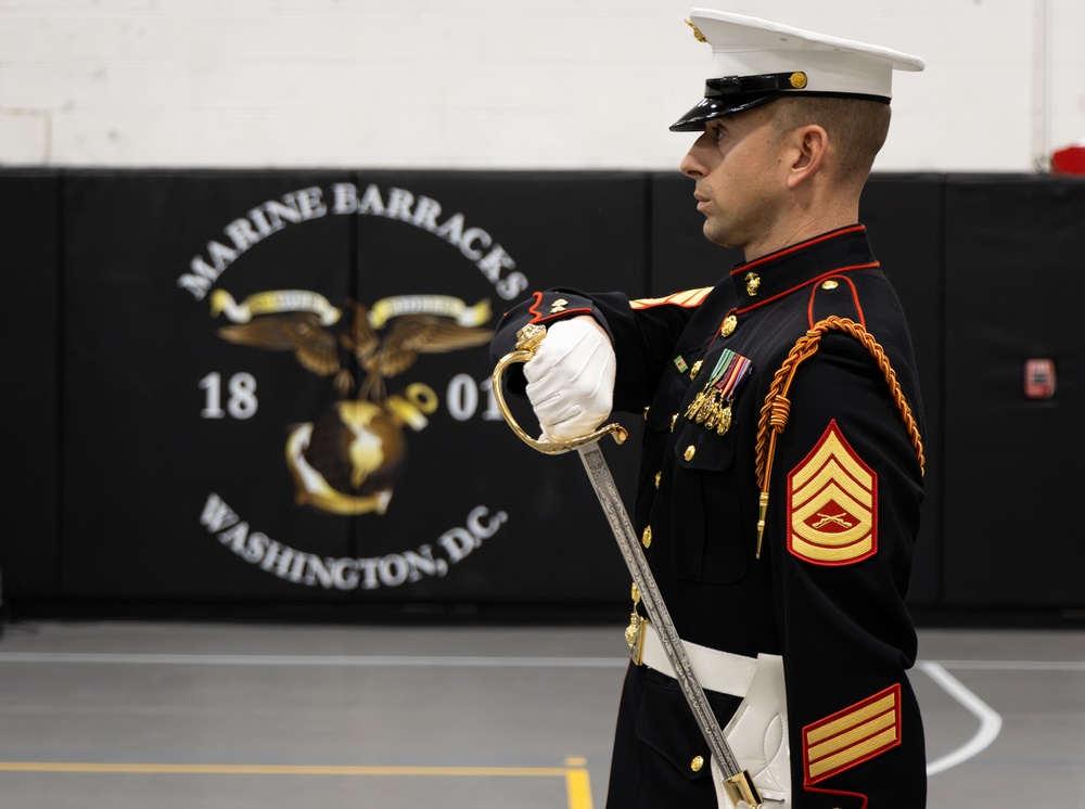 Enlisted Parade Staff Tryouts