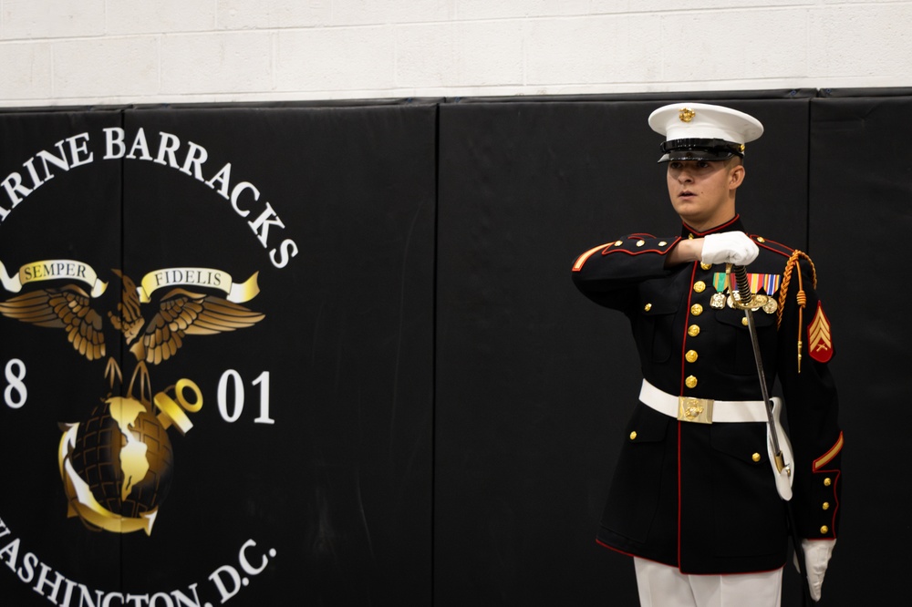 Enlisted Parade Staff Tryouts