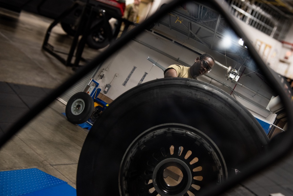 60th MXS Wheel and tire shop keeps the mission rolling