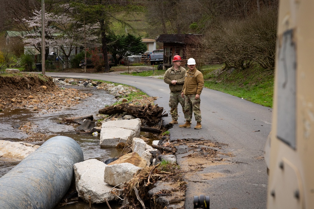 Kentucky National Guard continues work in eastern Kentucky