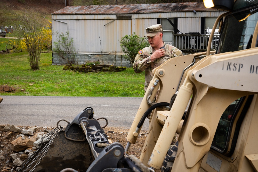 Kentucky National Guard continues work in eastern Kentucky