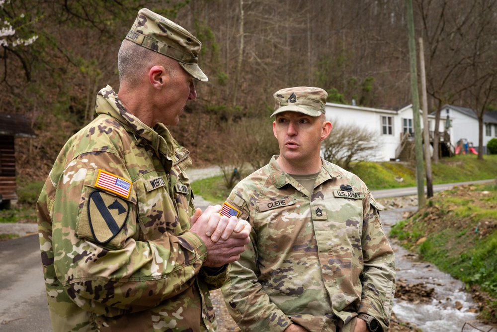 Kentucky National Guard continues work in eastern Kentucky