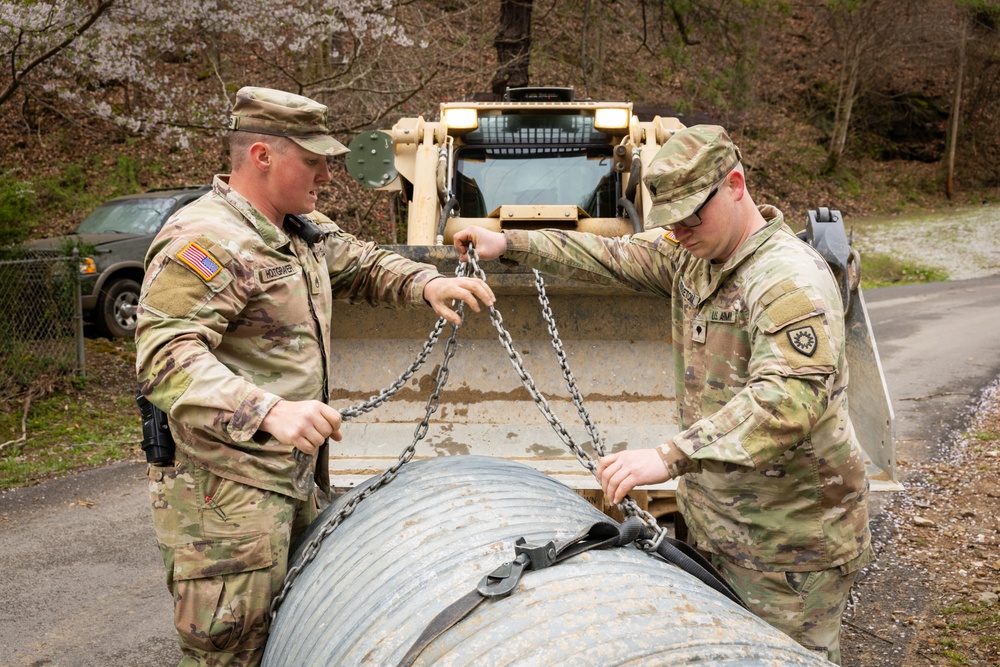 Kentucky National Guard continues work in eastern Kentucky