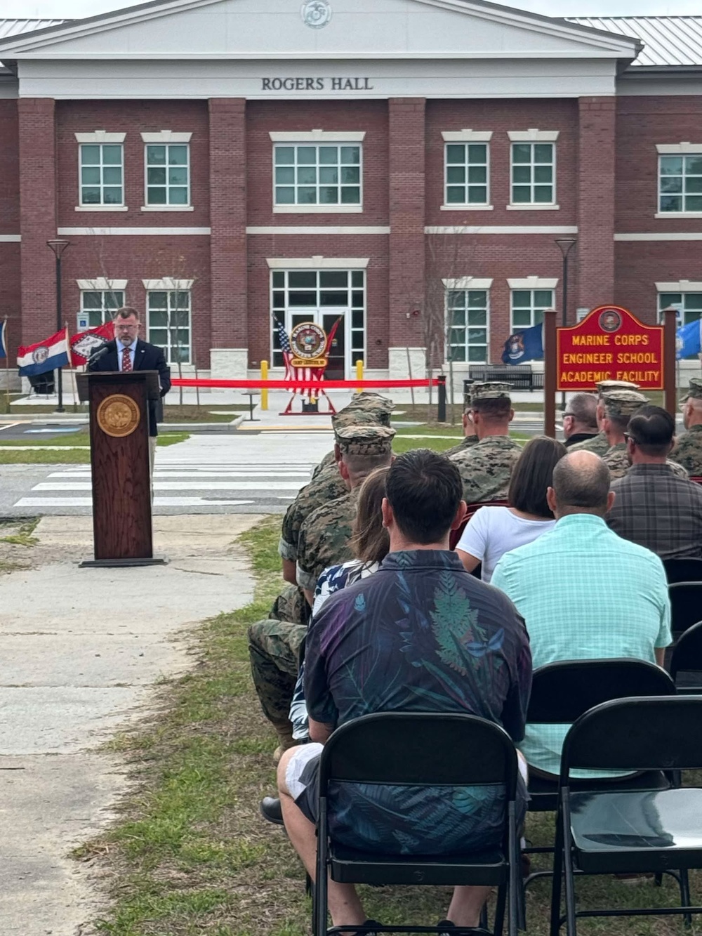 U.S. Marine Corps Engineer School Dedication Ceremony