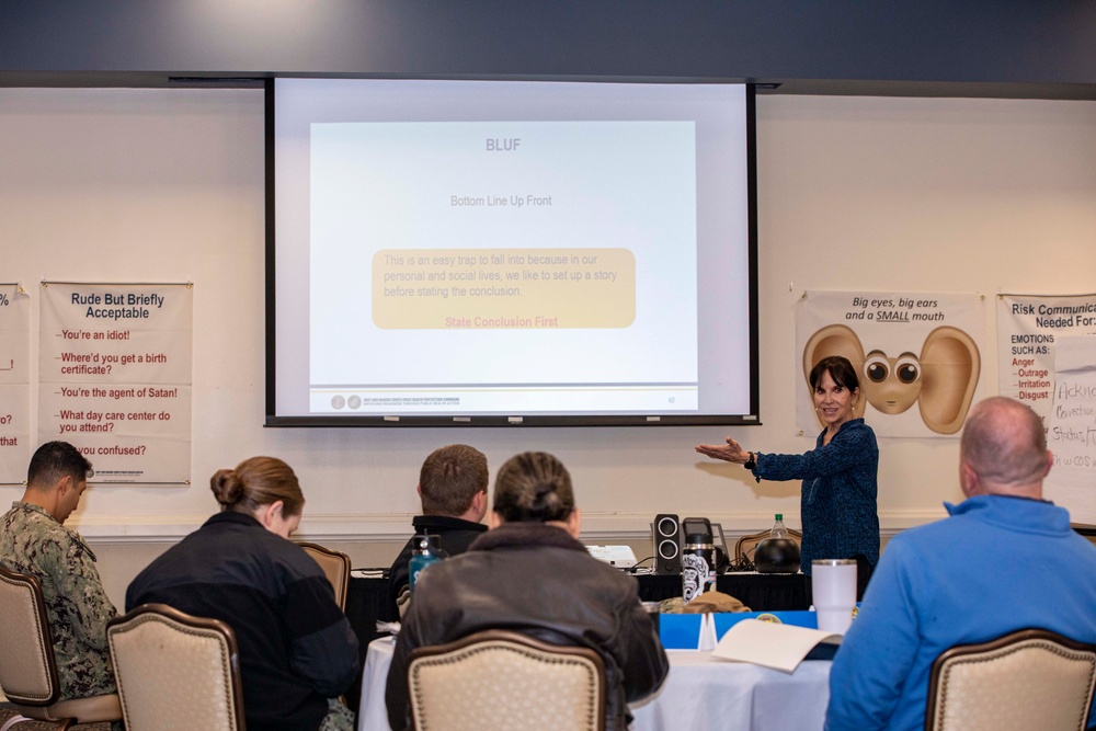 Hampton Roads Sailors and Staff participate in Risk Communications Workshop