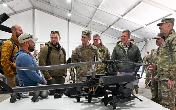 Secretary of the Army visits Project Convergence Capstone 5