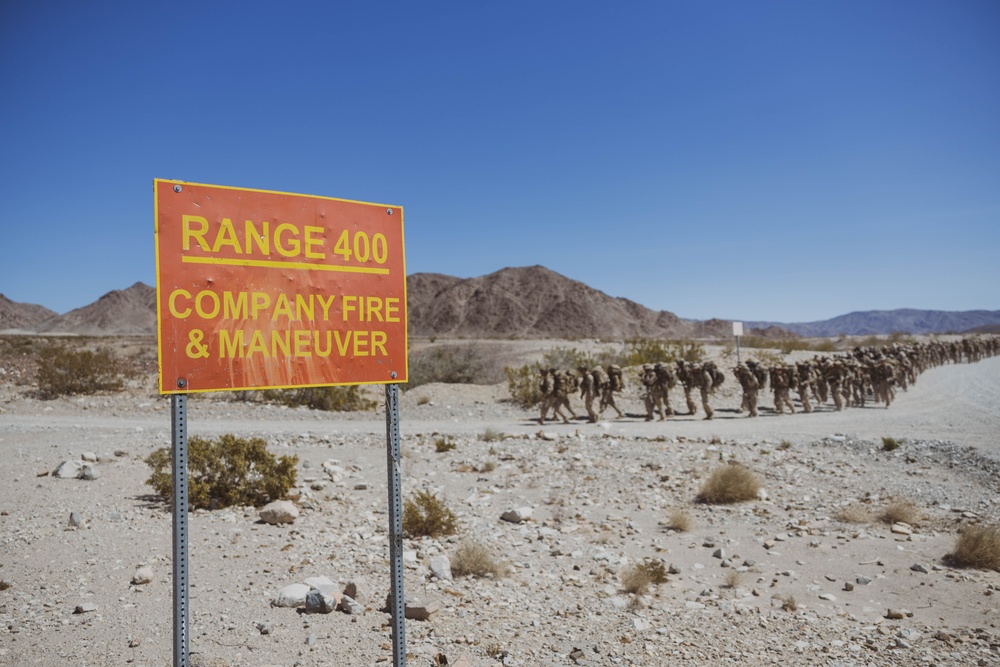 U.S. Marines with 1st Battalion 6th Marines Conduct Dry and Live-Fire Company Attacks during SLTE 2-25