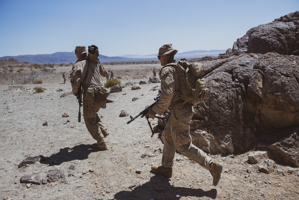 U.S. Marines with 1st Battalion 6th Marines Conduct Dry and Live-Fire Company Attacks during SLTE 2-25