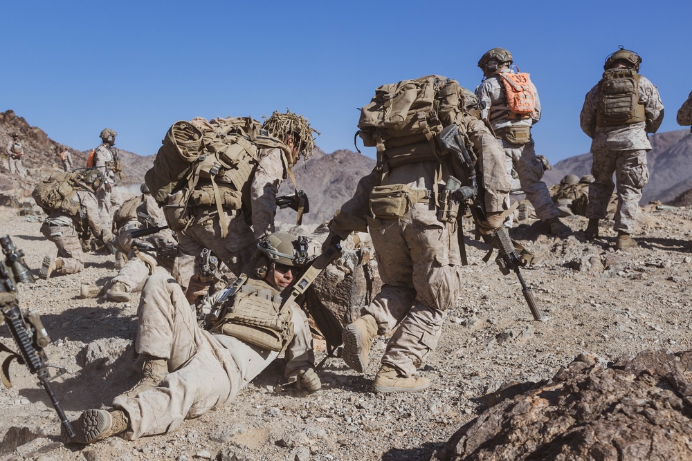 U.S. Marines with 1st Battalion 6th Marines Conduct Dry and Live-Fire Company Attacks during SLTE 2-25