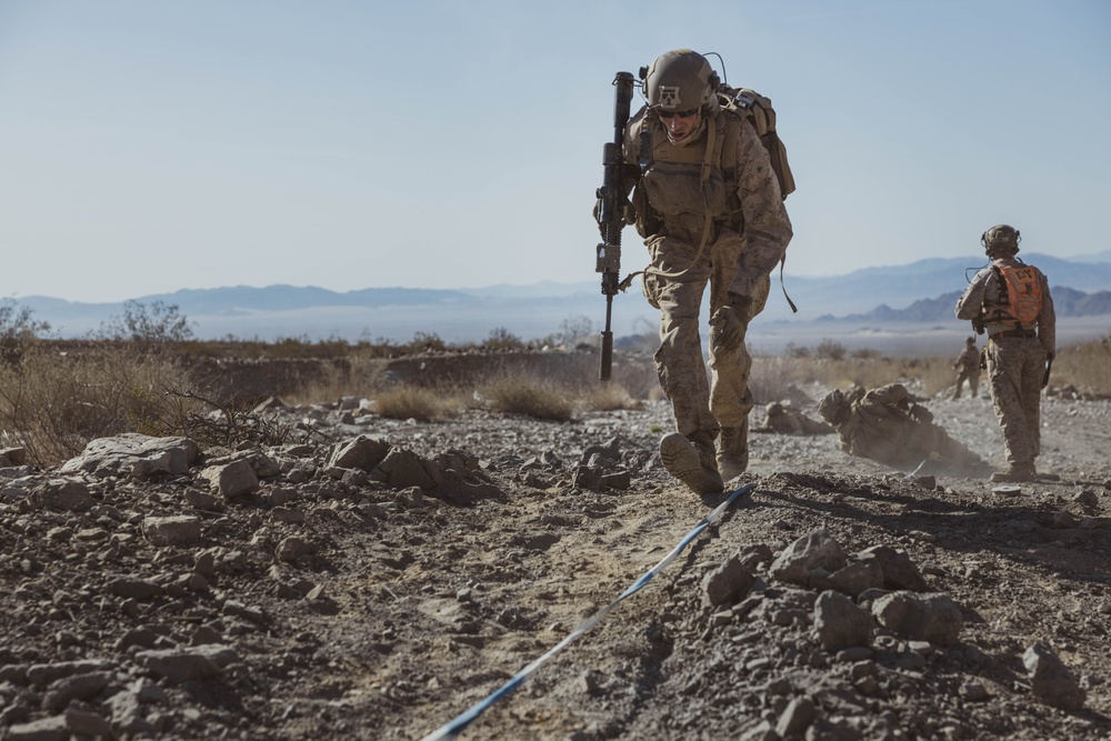 U.S. Marines with 1st Battalion 6th Marines Conduct Dry and Live-Fire Company Attacks during SLTE 2-25