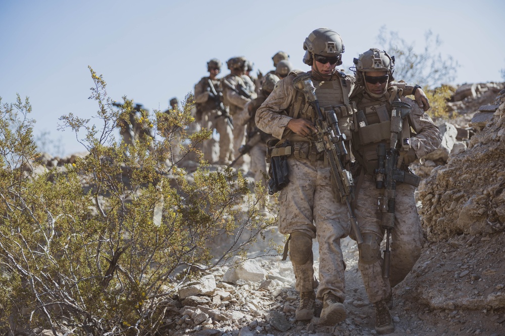 U.S. Marines with 1st Battalion 6th Marines Conduct Dry and Live-Fire Company Attacks during SLTE 2-25