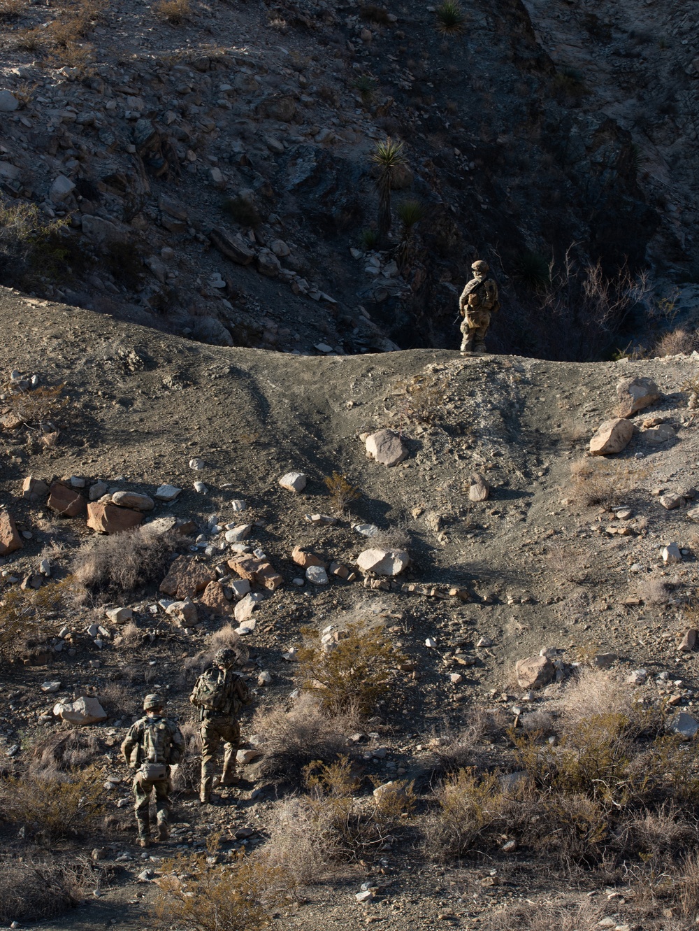 U.S. Soldiers conduct a patrol